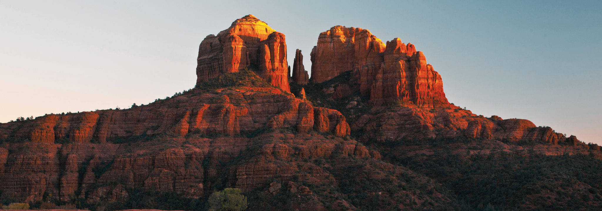 Sedona, Arizona. Mountains. Plan a Vacation Day.